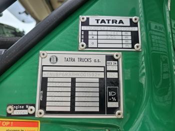 Tatra 6X6 / T158/II  / 2 SIDE TIPPER - HMF Z CRANE